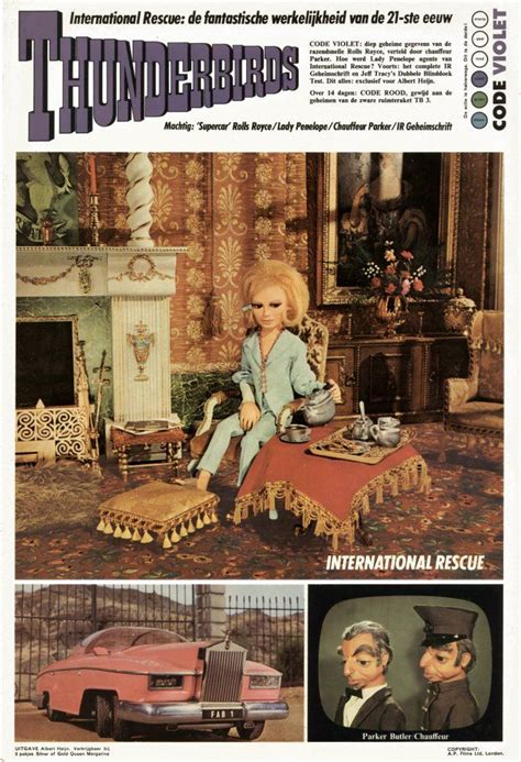 THUNDERBIRDS: Lady Penelope, her pink "Supercar" Rolls Royce, and ...