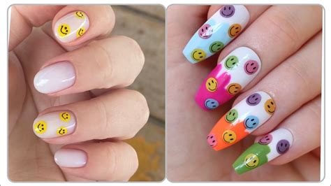 Cute Emoji Nail Art🤗Amazing Stylish & Creative Emoji Nail Art Designs - YouTube