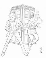 Doctor Who Coloring Pages Tardis At GetColoringscom  Free Printable sketch template
