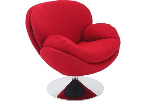 Ashbrook Red Accent Swivel Chair Black Dining Room Chairs, Scandinavian Dining Chairs ...
