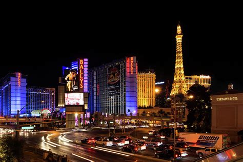 Streaking Along the Famous Strip - Las Vegas Neon Rush Photograph by Georgia Mizuleva - Fine Art ...