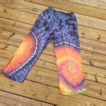 Petite Small Loose Weave Cotton Pants / Tie Dye Capri Pants – Pieceful ...