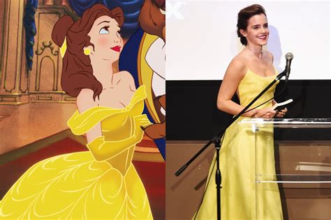 How Belle's Iconic Yellow Dress Was Made For Emma Watson ...