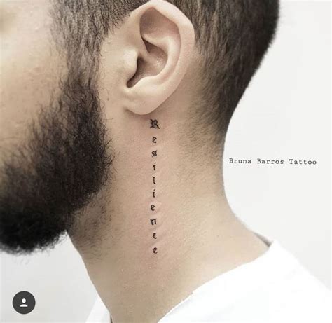 Side Neck Tattoos For Men Writing http://viraltattoo.net/side-neck ...