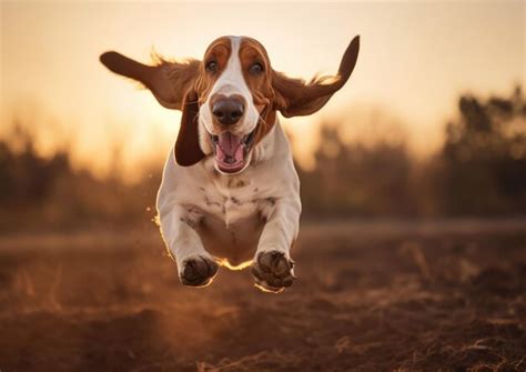 Premium Photo | The basset hound is a shortlegged breed of dog