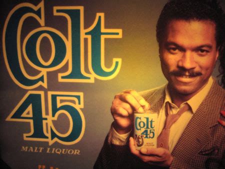 Billy Dee Williams Colt 45 Lighted Sign - The Allee Willis Museum of Kitsch