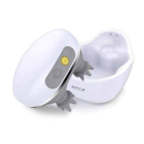 FITTOP Electric Scalp Massager (White) Waterproof Handheld Shampoo ...