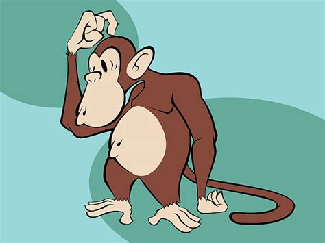 Cartoon Of The Monkey Scratching Head Illustrations, Royalty-Free Vector Graphics & Clip Art ...