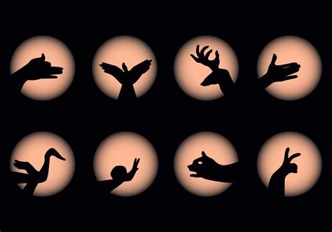 Free Shadow Puppet Hand Vector | Shadow puppets, Vector, Shadow