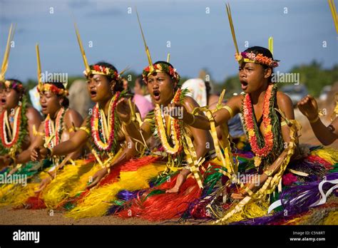 Sitting Dance at Yap Day Fesitval, Micronesia, Pacific Ocean, Yap Stock Photo, Royalty Free ...