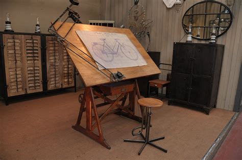 ancienne table d'architecte 1930 - Le Grenier | Vintage drafting table ...