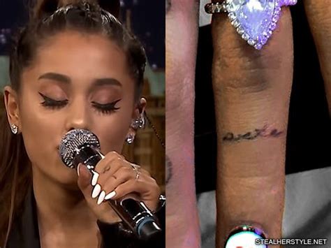 Ariana Grande's 17 Tattoos & Meanings | Steal Her Style