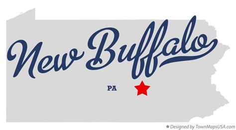 Map of New Buffalo, PA, Pennsylvania