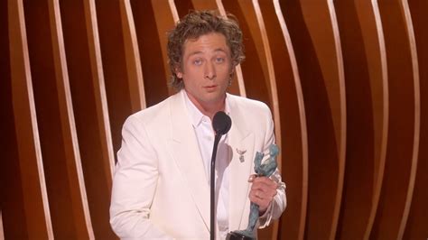 Jeremy Allen White Acceptance Speech 2024 - Hally Kessiah