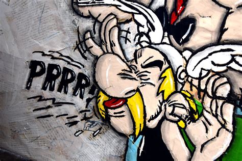 asterix obelix prrrr painting collage pop art by one - dan… | Flickr
