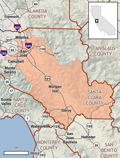 Santa Clara County District Map