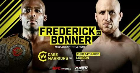 Cage Warriors 123 results: Matthew Bonner submits Nathias Frederick to become middleweight ...