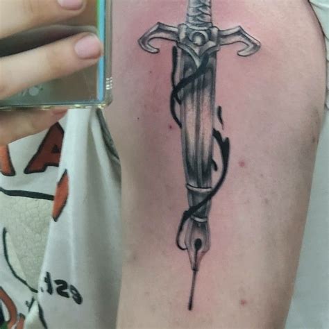 The pen is mightier than the sword | Tattoos, Jacksonville