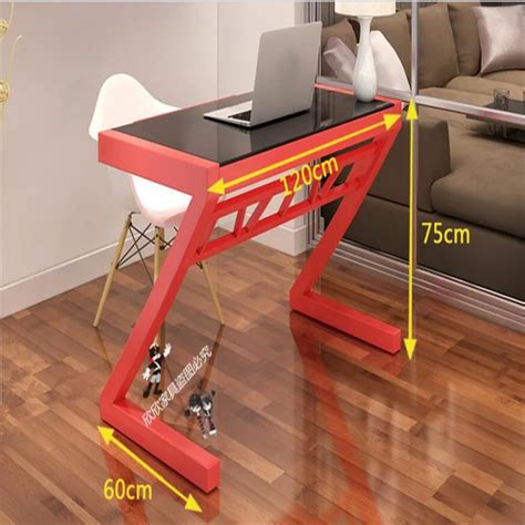 120*60CM Z-Style Office Writing table Tempered Glass Computer Desk Modern Laptop desk – Search ...