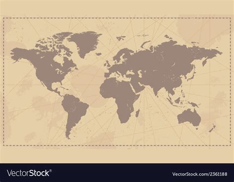 Vintage World Map