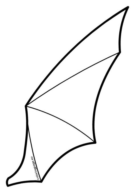 Bat Wing Pattern | Coloring Page