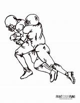 14 football player coloring Pages Free Sports printables At  sketch template