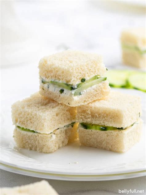 Cucumber Sandwiches - Belly Full