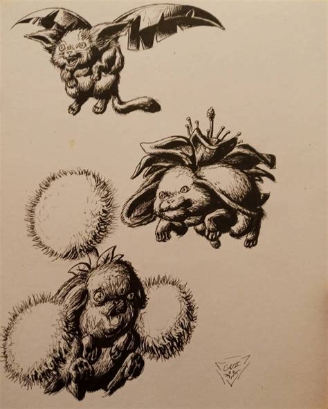 Hoppip Evolution Line by CheeseburgerJesus on DeviantArt