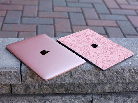 Pink Roses MacBook Air 13 M1 Skin Floral Macbook Pro 13 M1 | Etsy