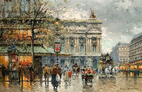 Café de la Paix - Antoine Blanchard - WikiArt.org - encyclopedia of ...