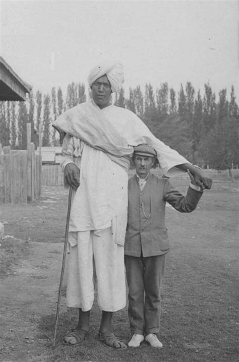 The Two Kashmir Giants Posing with the American Photographer James Ricalton, 1903 - Rare ...