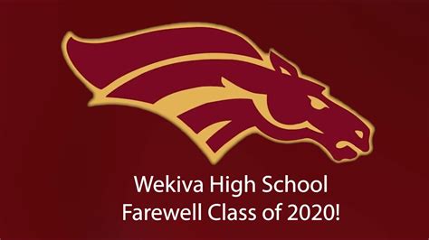 Wekiva High School Farewell Class of 2020 - YouTube