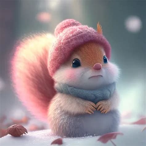 Cute Winter Animals Midjourney Prompt | PromptBase