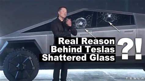 Real reason why Tesla Cybertruck windows shattered on stage! - YouTube