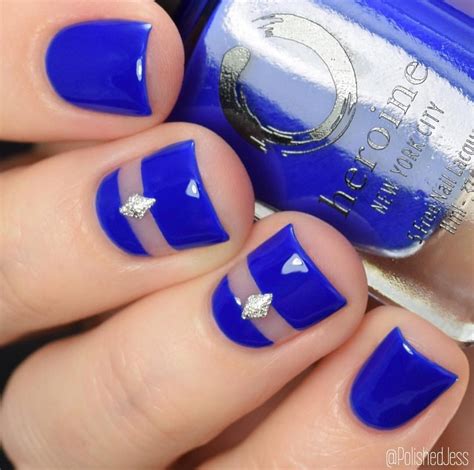 Bright Blue Nail Polish - Royal Blood | heroine.nyc Cute Nail Art Designs, Blue Nail Designs ...