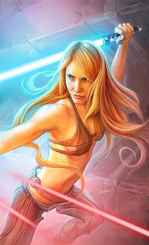 Artes Jedi por Shannon Maer Star Wars Rpg, Star Wars Jedi, Jedi Art, Sci Fi Girl, Grey Jedi ...