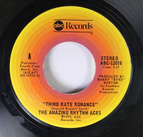 The Amazing Rhythm Aces - The Amazing Rhythm Aces 45 RPM Third Rate Romance / Mystery Train ...