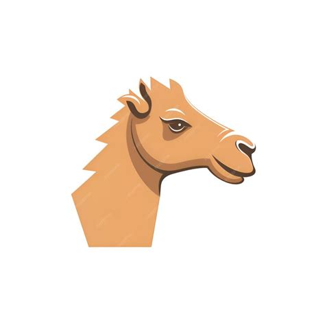 Premium AI Image | Camel icon Vector illustration of camel head ...