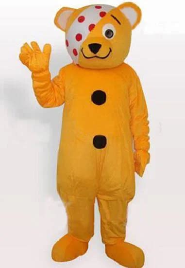 Pudsey Bear mascot costume Adult Size ! Christmas Fancy dress, factory direct, free shipping-in ...