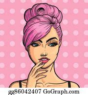 900+ Royalty Free Sexy Woman Pop Art Illustration Vector Vectors - GoGraph