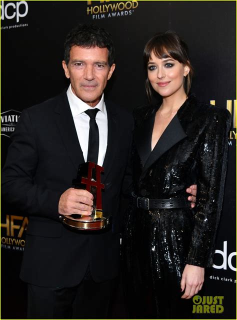 Dakota Johnson Honors Former Step-Dad Antonio Banderas at Hollywood Film Awards 2019!: Photo ...