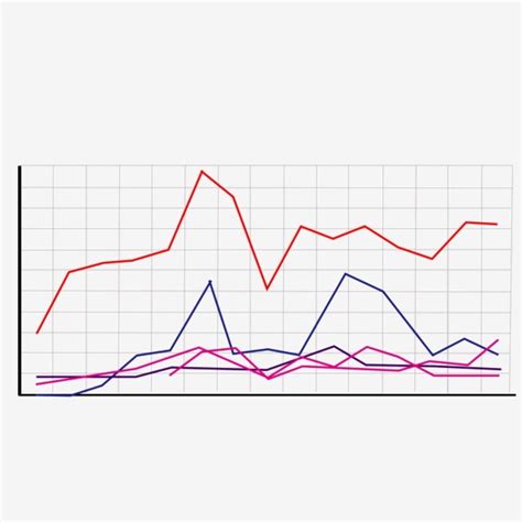 รูปChart Color Chart Line Chart Illustration PNG , Red Line Chart, Line, Colorภาพ PNG และ PSD ...