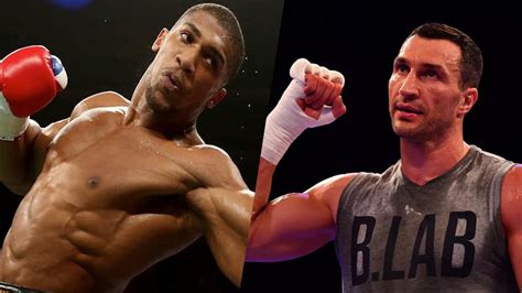 Anthony Joshua vs. Wladimir Klitschko 2 is Actually Happening