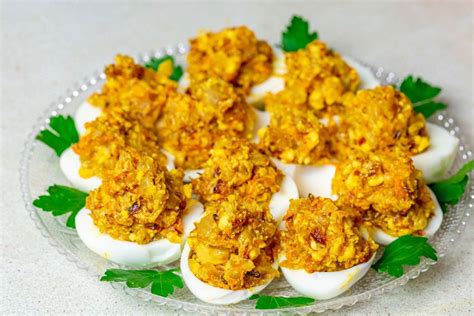 Boiled eggs with filling - Creative Commons Bilder