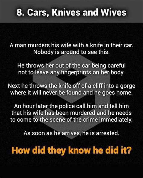 11 Murder Riddles For You to Solve