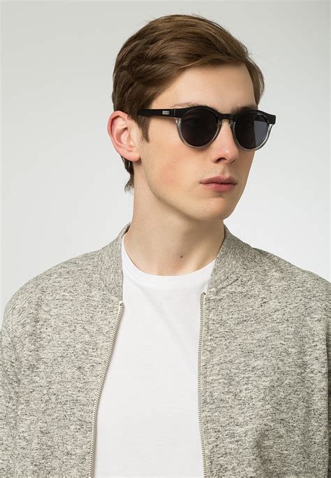Le Specs HEY MACARENA - Sunglasses - matte black/clear/black - Zalando.de