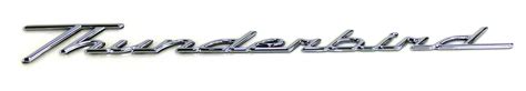 Thunderbird Emblem Script Lettering - 2002-2005 T-Bird