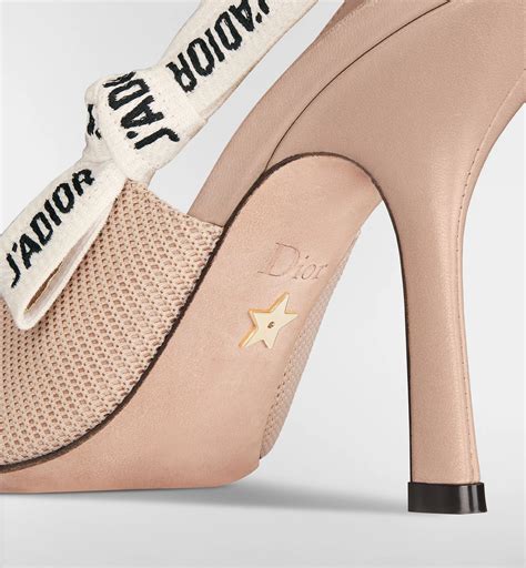 J'Adior Slingback Pump Nude Technical Fabric | DIOR