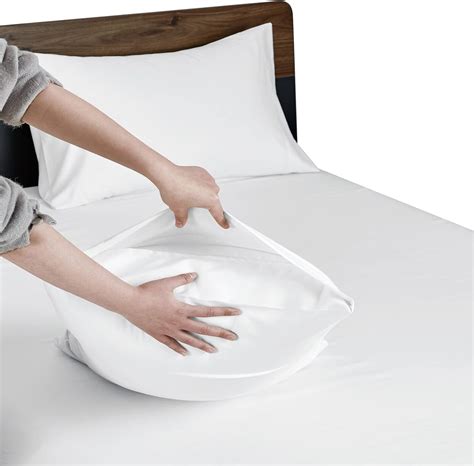 FUGee-Sage Green Pillowcases Queen Size 2 Pack - Pillowcase Set