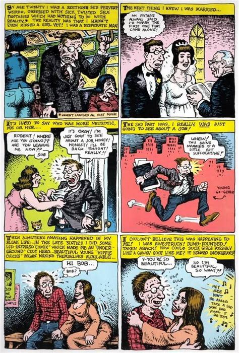 Robert Crumb Fans | This panel is taken from a comic strip where Crumb